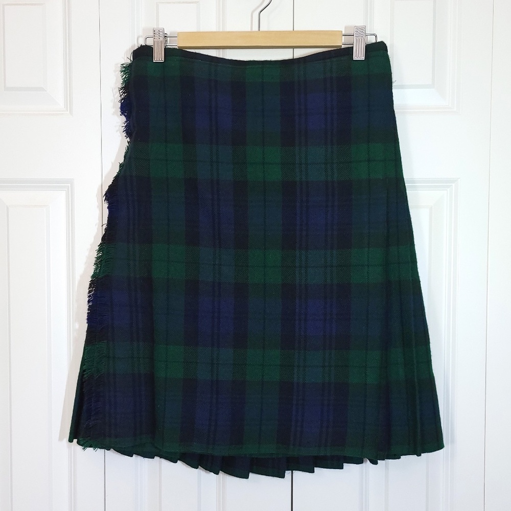 Classic Green and Blue Black watch Tartan Kilt